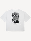 Normal Is A Lie Boxy Tee by ANOMIE, front view
