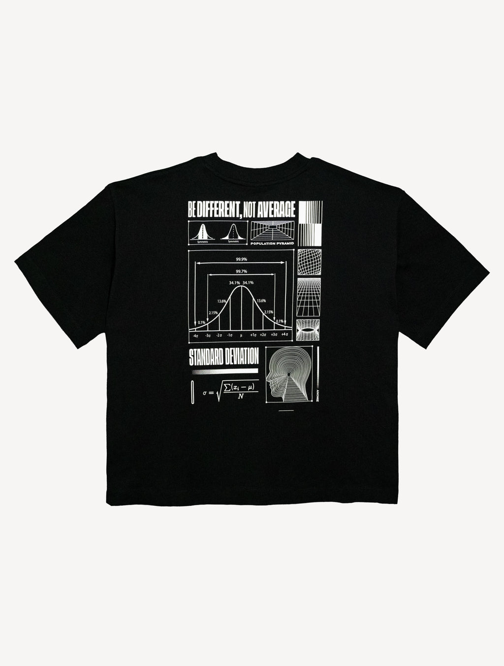 STANDARD GAUSS TEE, back view