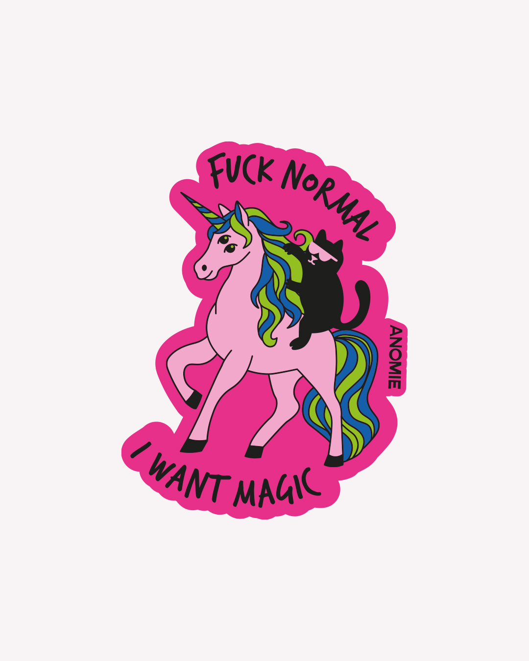 Fuck Normal Vynil sticker.